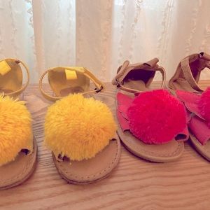 Old navy Pom sandal lot